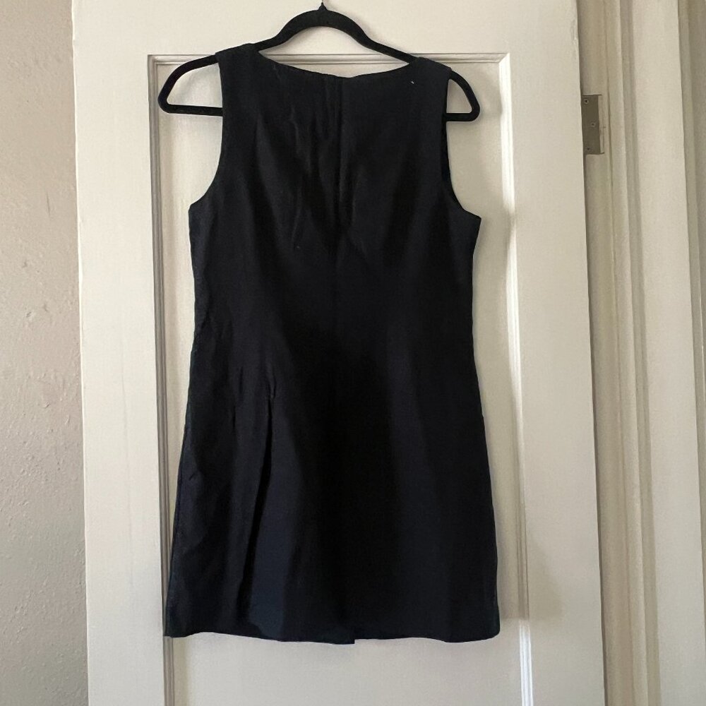 Abercrombie & Fitch Black Button-Front Mini Dress - Picture 3 of 4